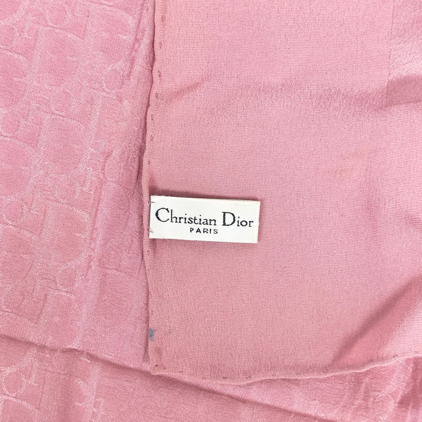 DIOR 中古 Oblique 老花 絲巾