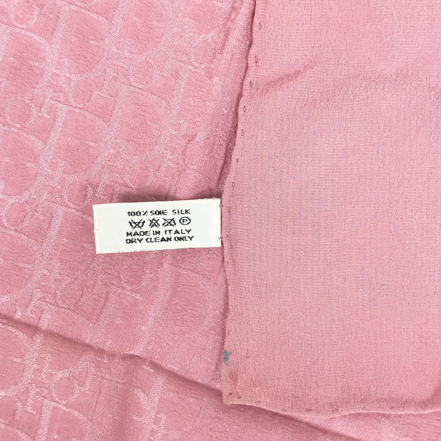 DIOR 中古 Oblique 老花 絲巾