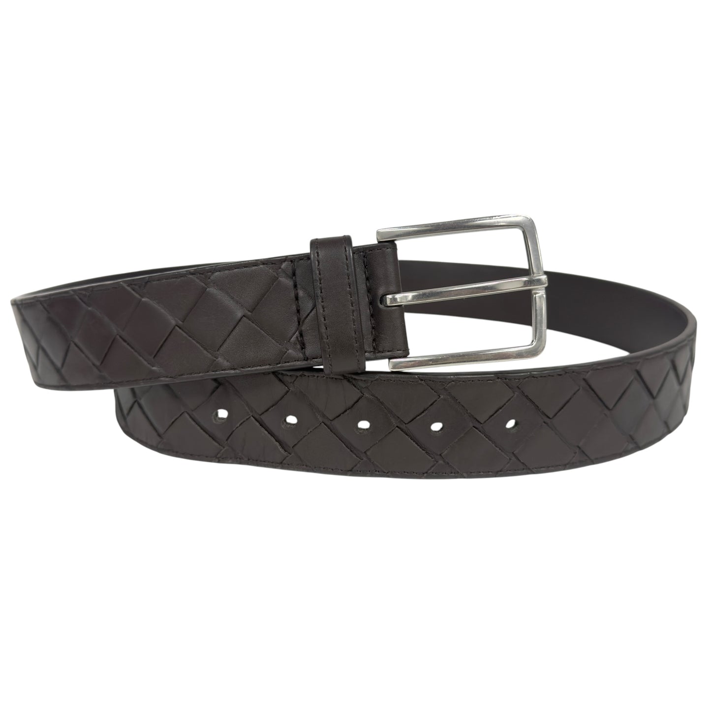 BOTTEGA VENETA 織皮 腰帶 35mm