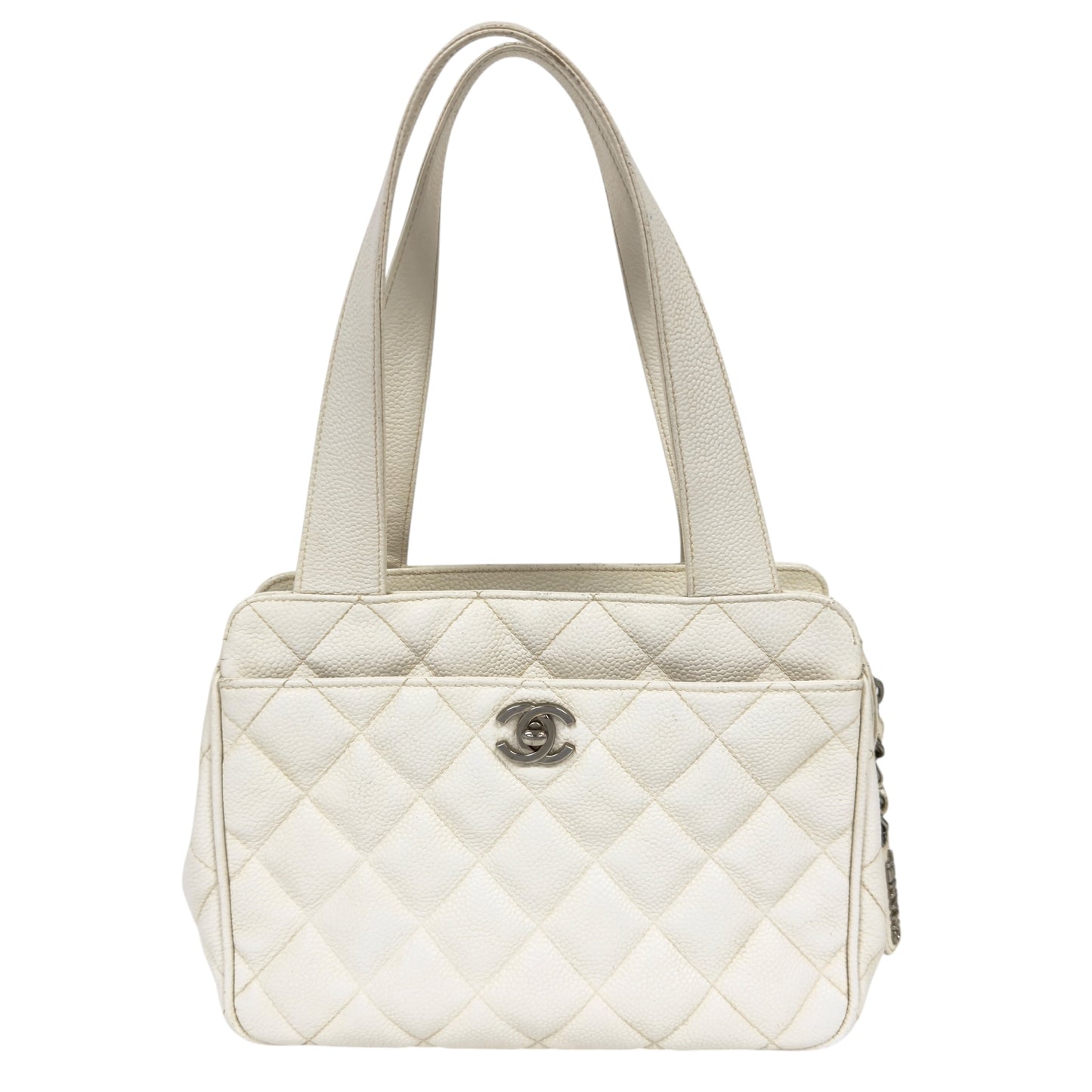 CHANEL 中古 CC 荔枝皮 肩背包