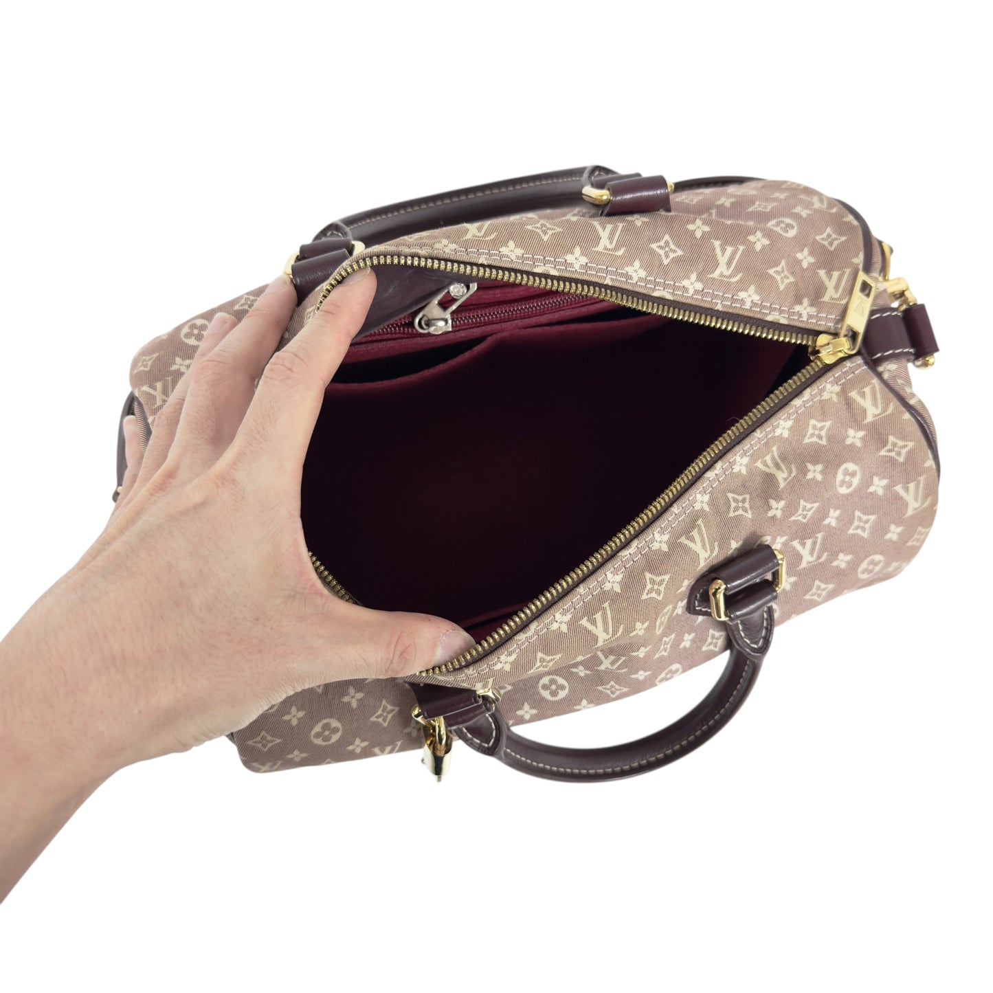 LOUIS VUITTON Speedy 老花 2用包