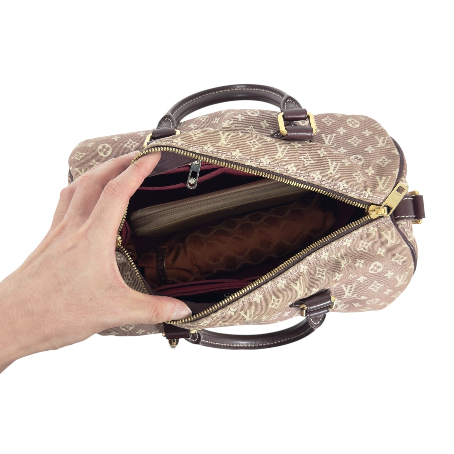 LOUIS VUITTON Speedy 老花 2用包