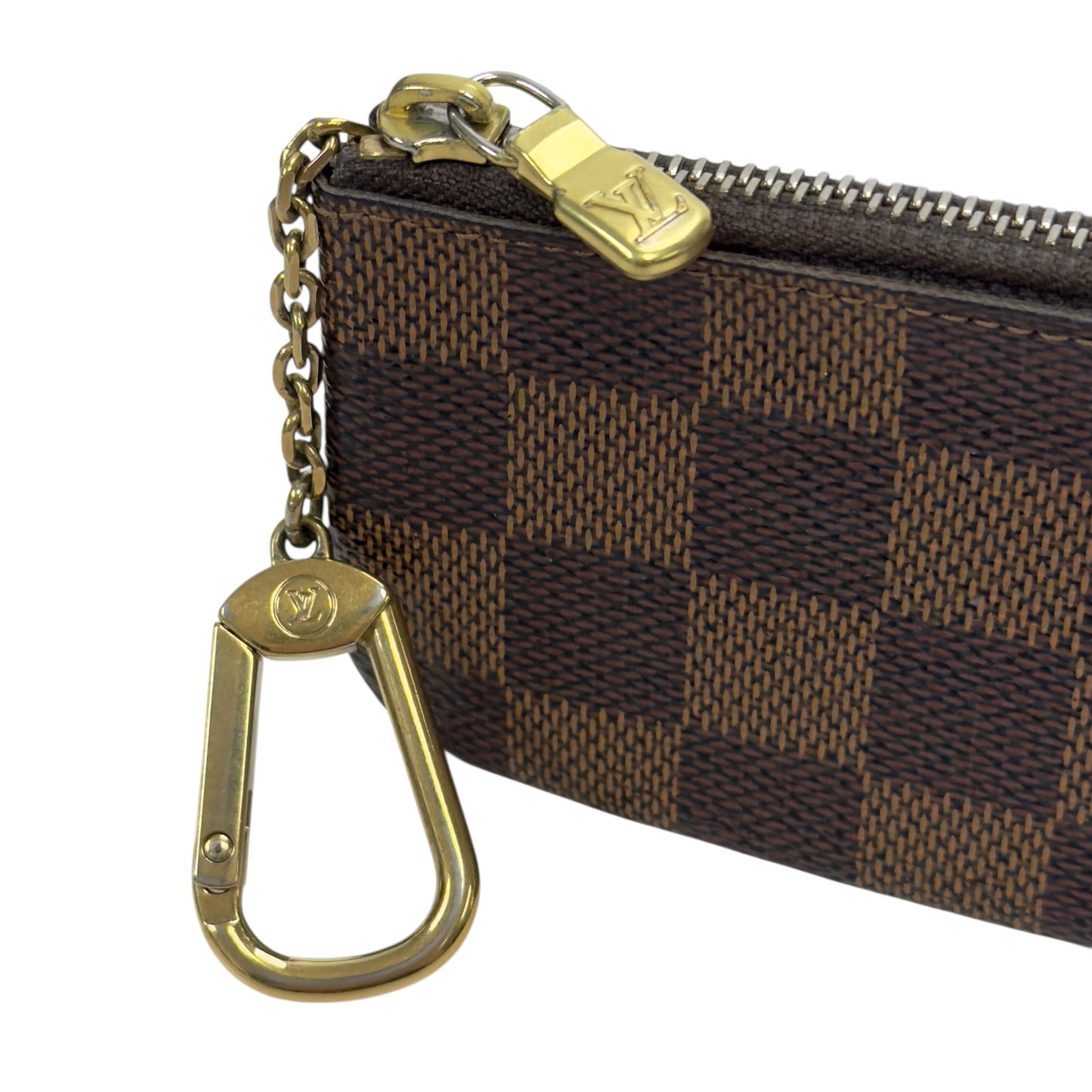 LOUIS VUITTON 棋盤格 拉鏈鑰匙扣卡包