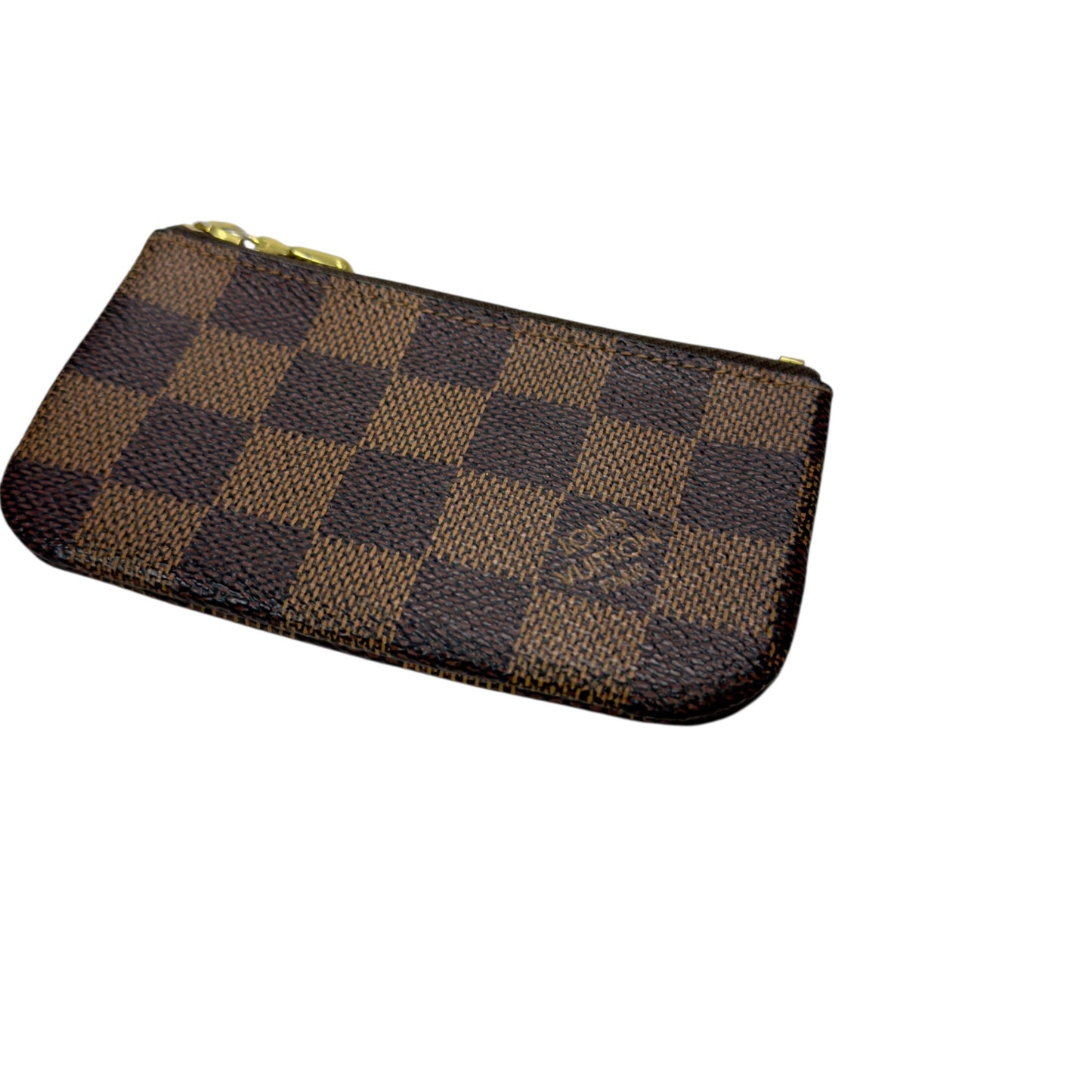 LOUIS VUITTON 棋盤格 拉鏈鑰匙扣卡包