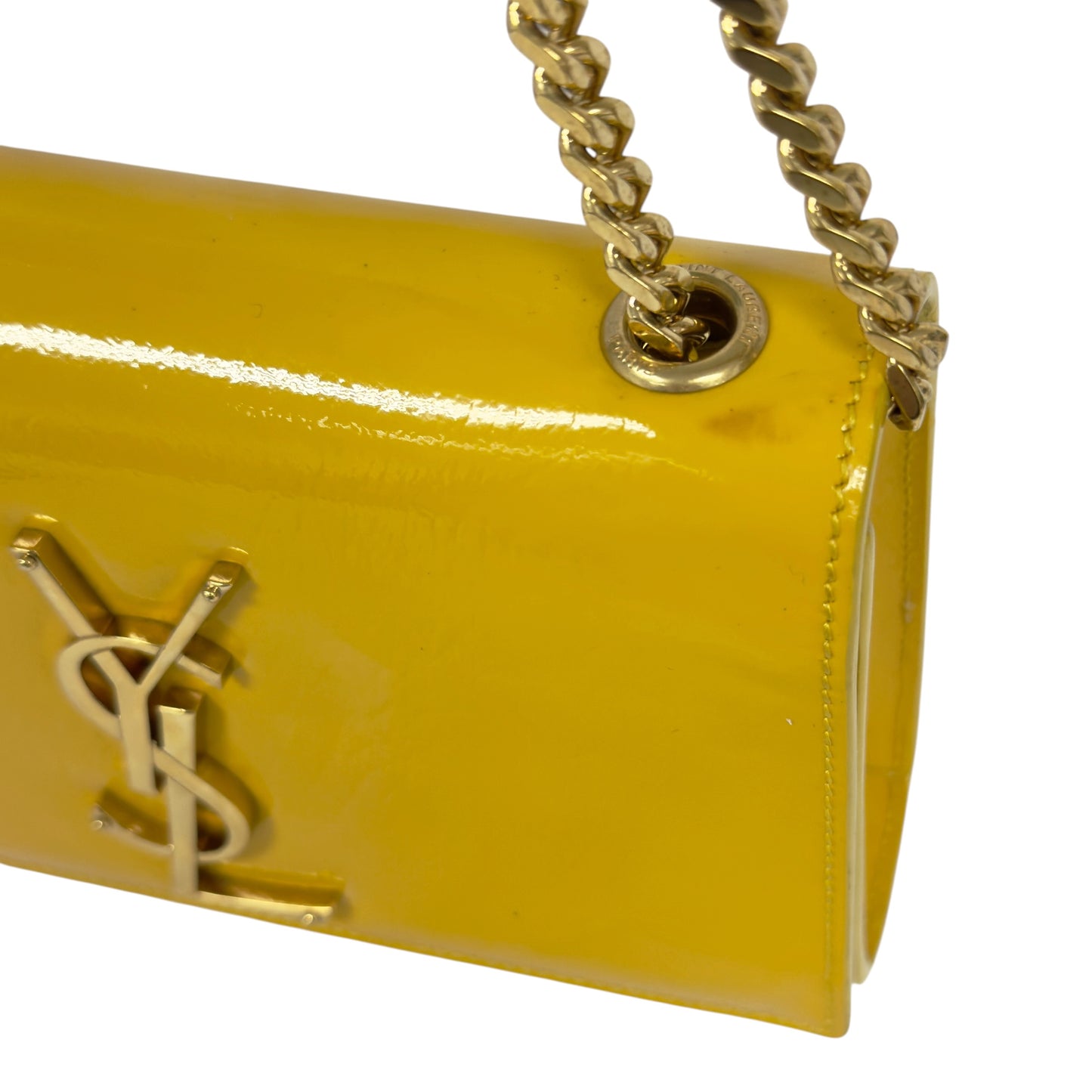 SAINT LAURENT YSL Kate 漆皮 鏈條包