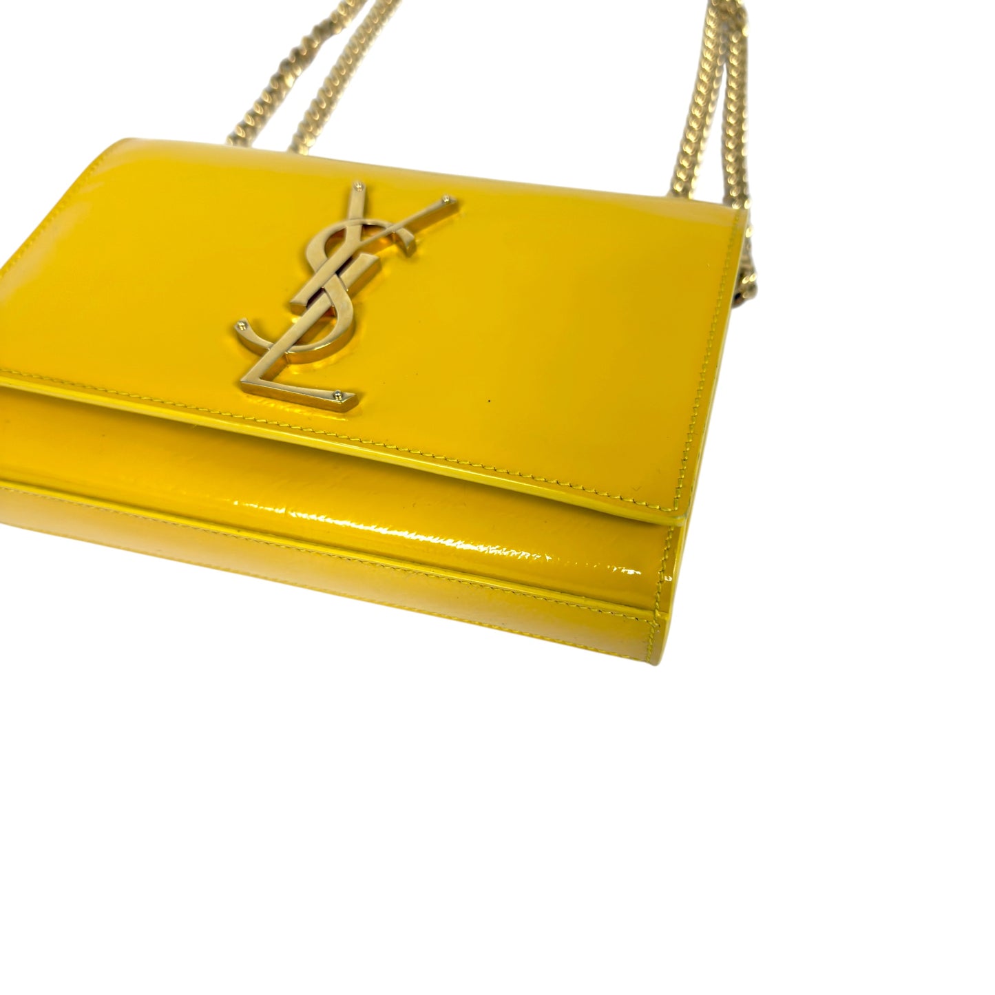 SAINT LAURENT YSL Kate 漆皮 鏈條包
