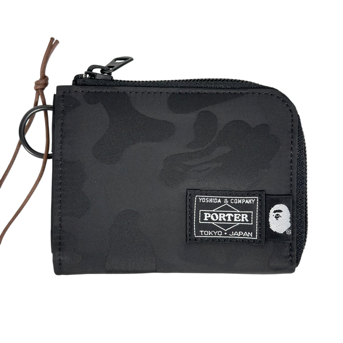 PORTER 聯乘 A BATHING APE 拉鏈卡包