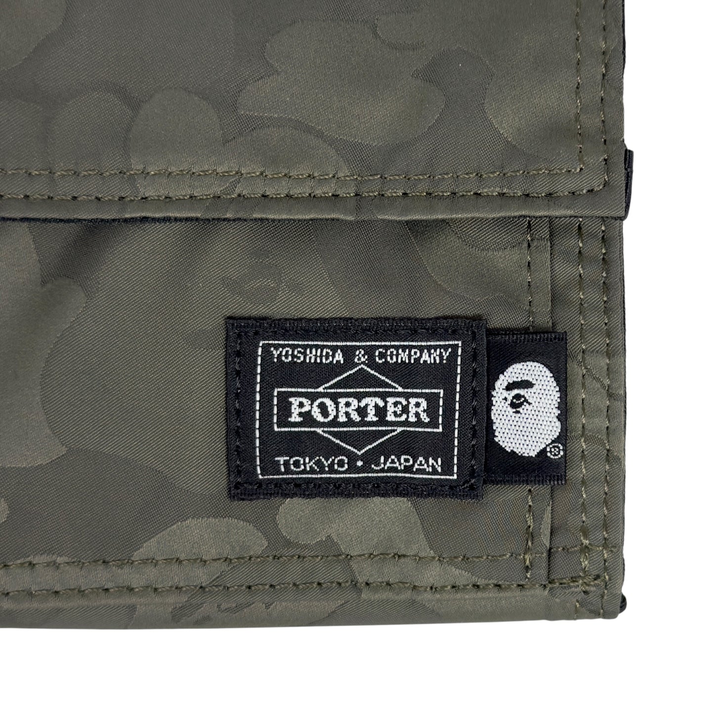 PORTER 聯乘 A BATHING APE 短銀包