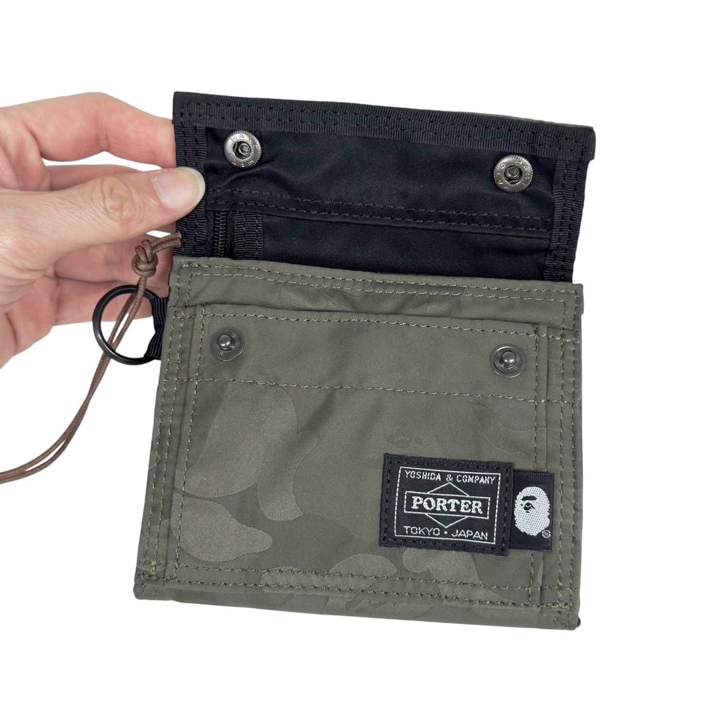 PORTER 聯乘 A BATHING APE 短銀包