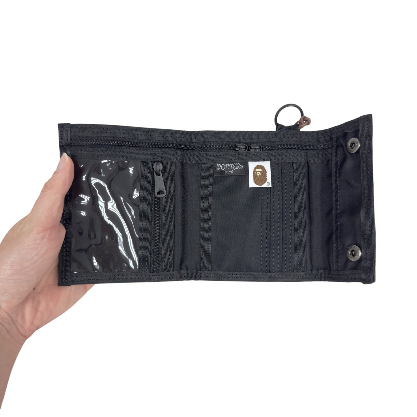 PORTER 聯乘 A BATHING APE 短銀包