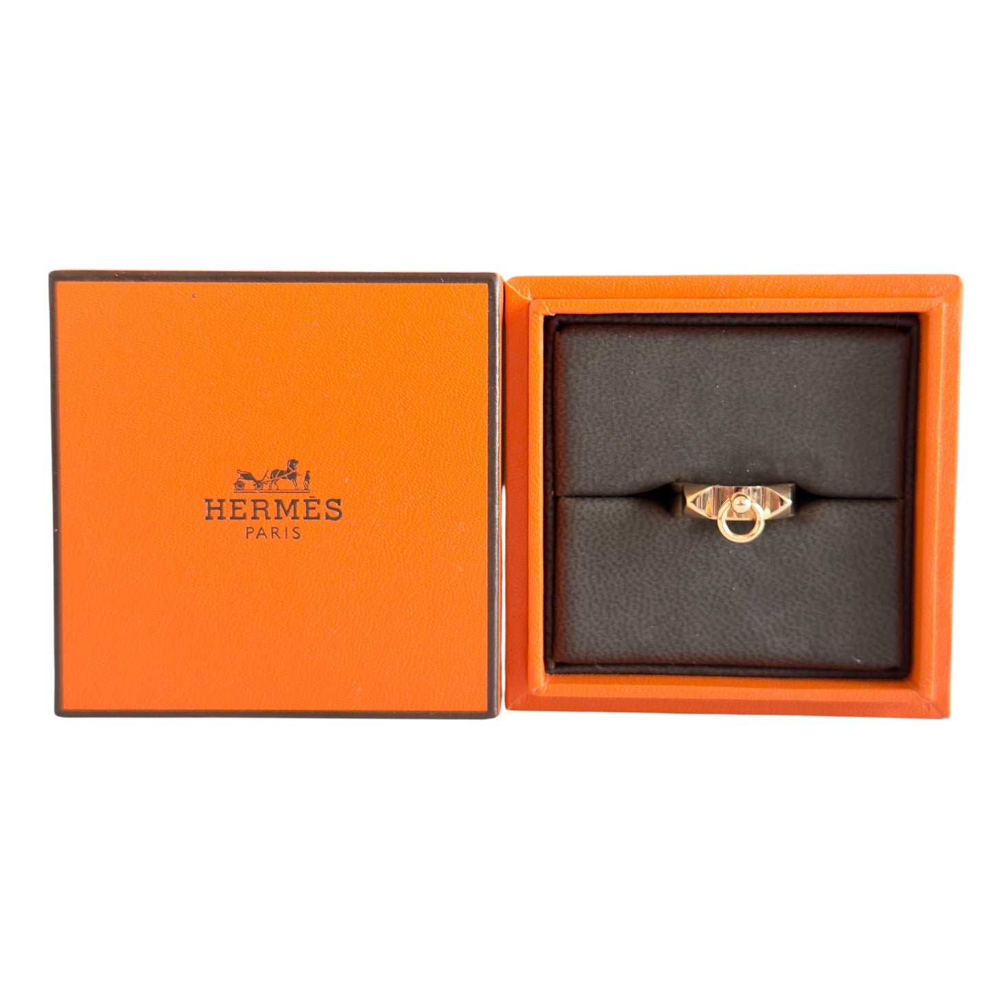 HERMES Collier de chien 18K玫瑰金 戒指