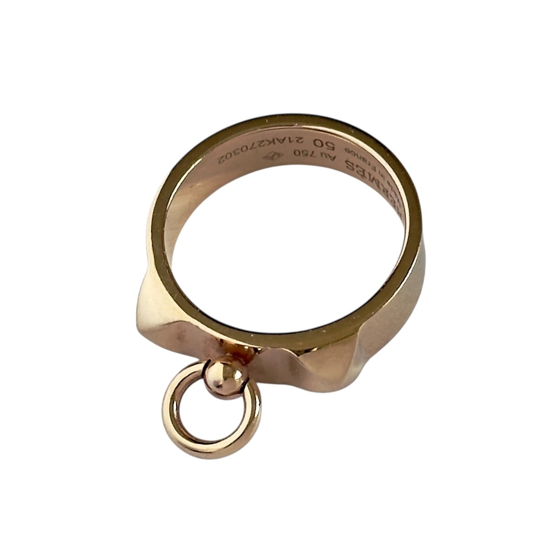 HERMES Collier de chien 18K玫瑰金 戒指