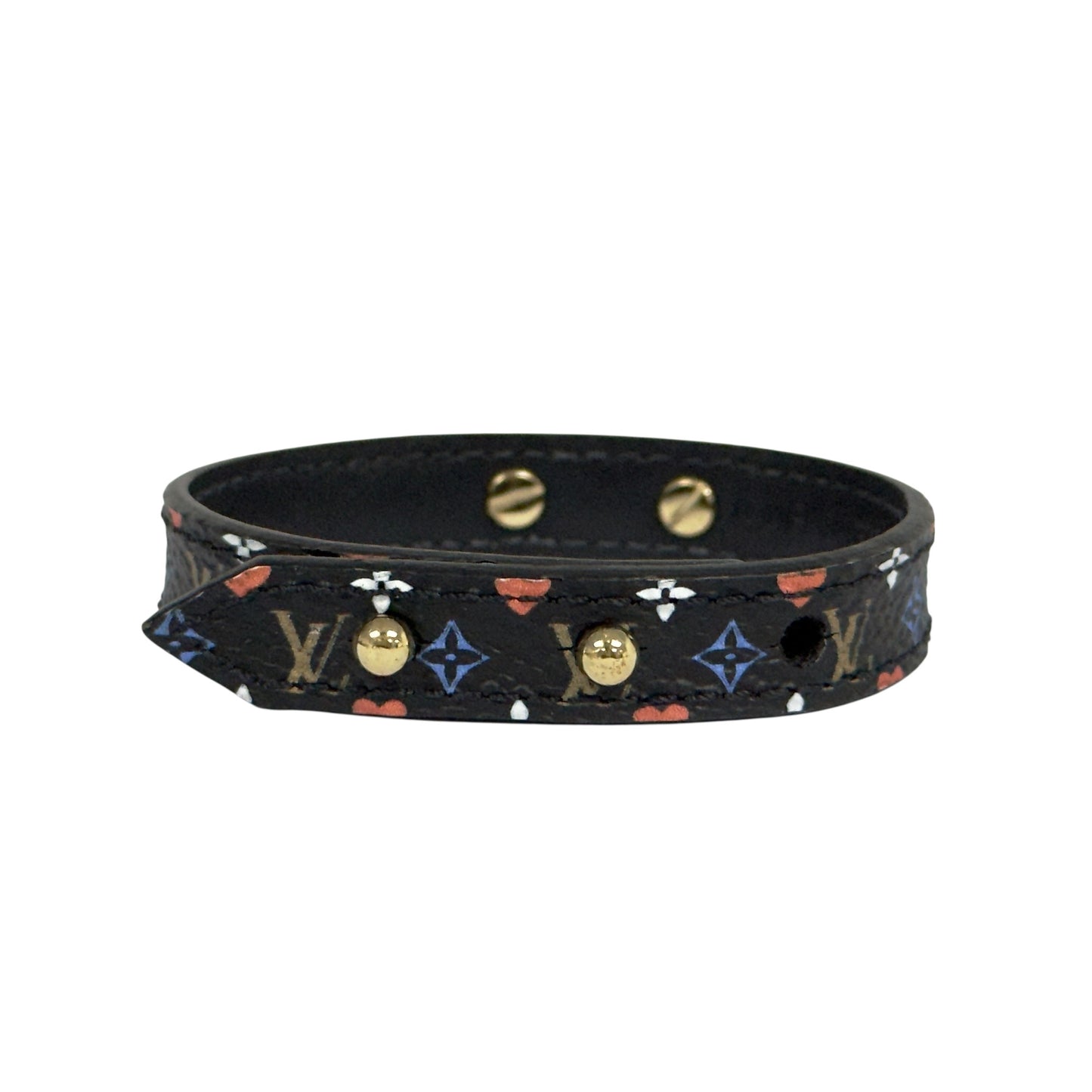 LOUIS VUITTON Game on 黑彩老花 吊墜 手帶