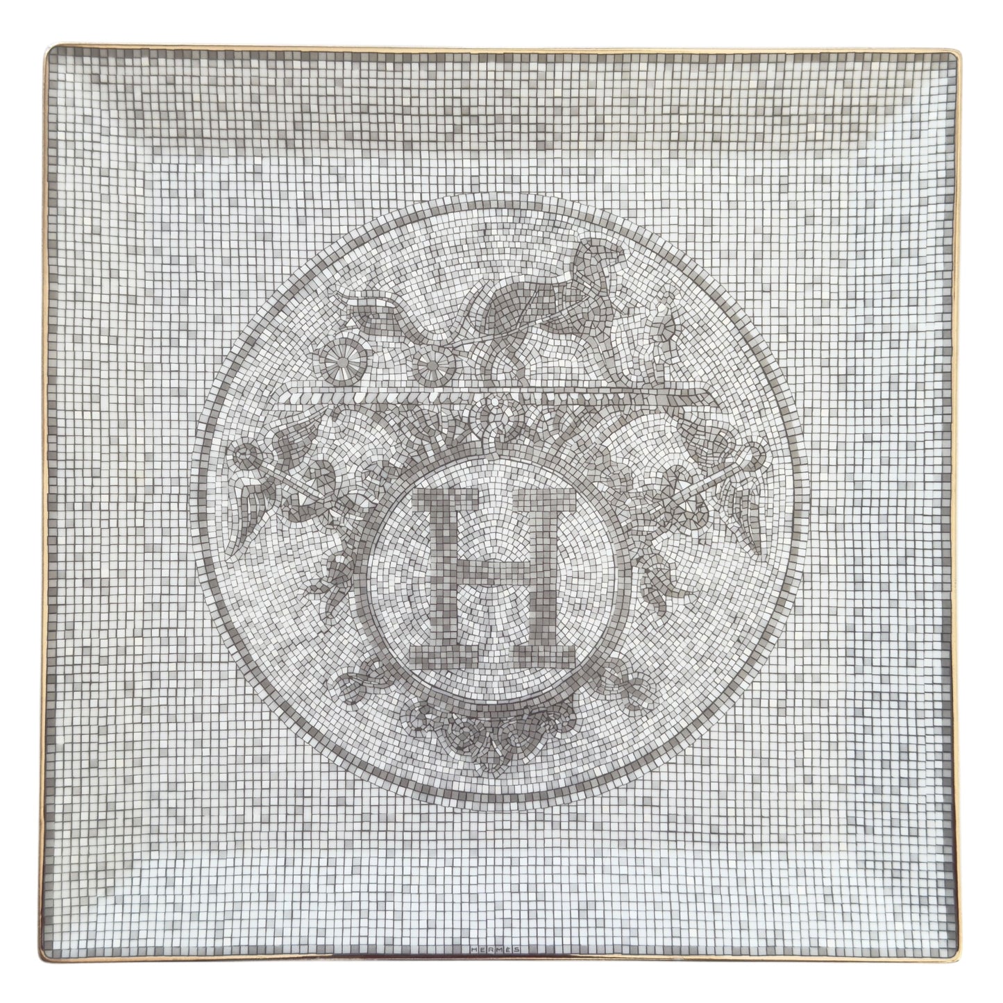 HERMES Mosaique au 24 馬賽克 碟子