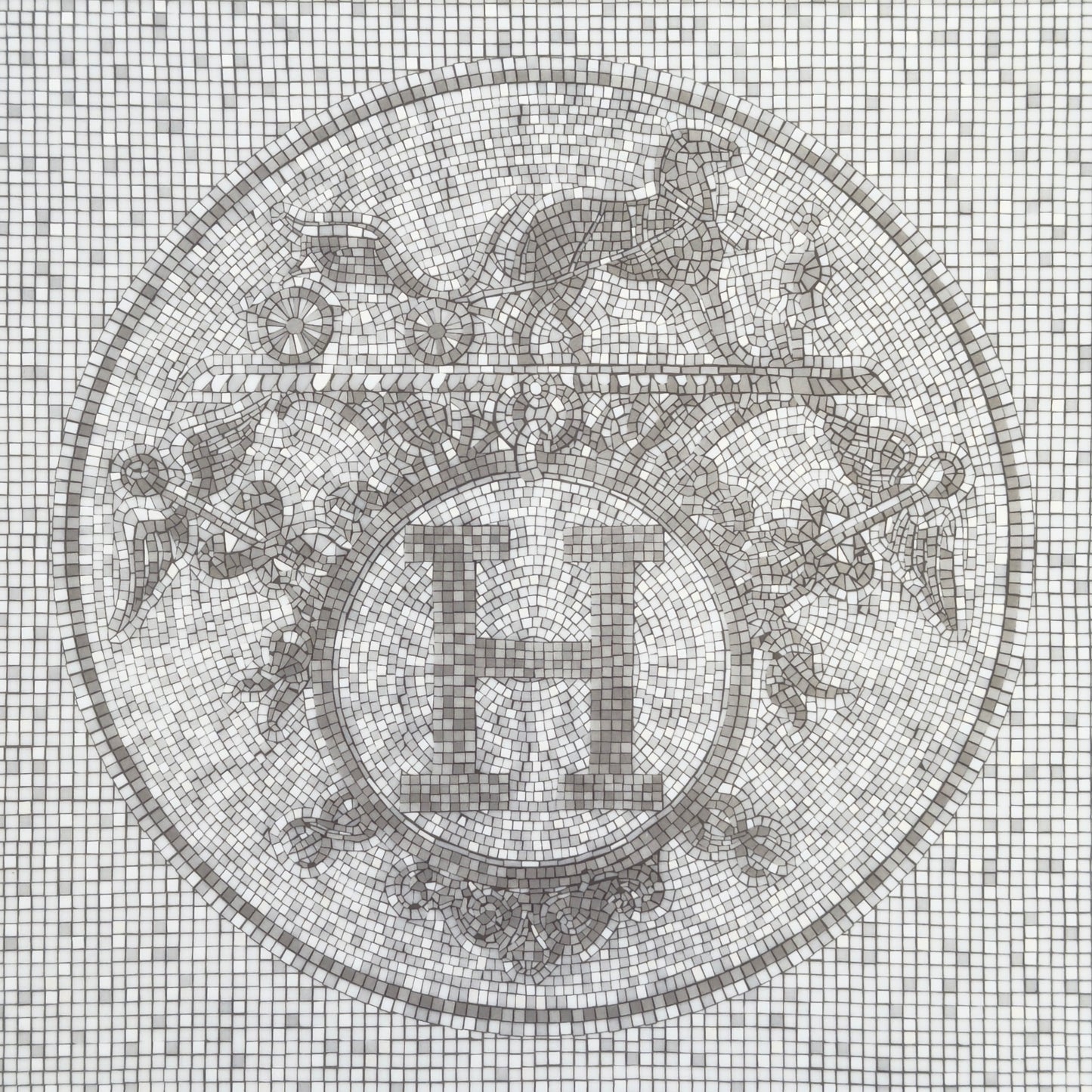 HERMES Mosaique au 24 馬賽克 碟子