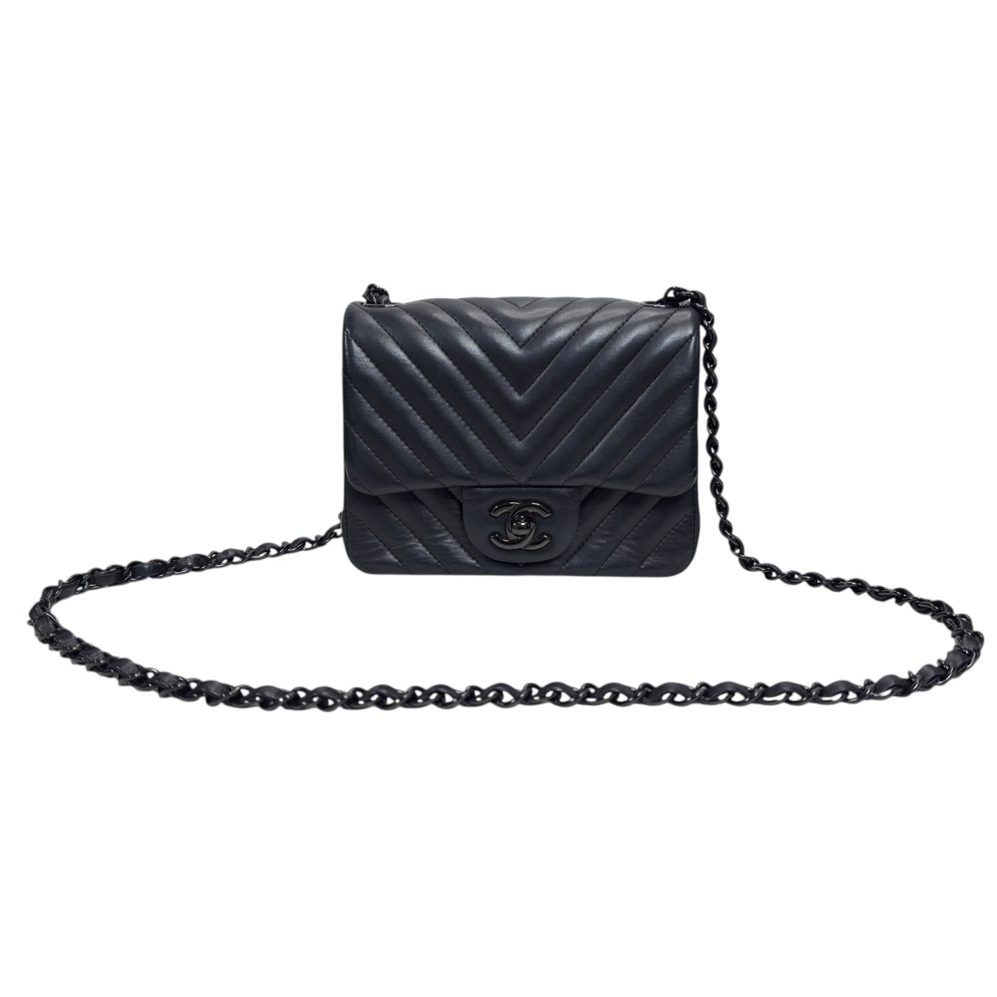 CHANEL CC *極罕全黑* So Black 方胖子