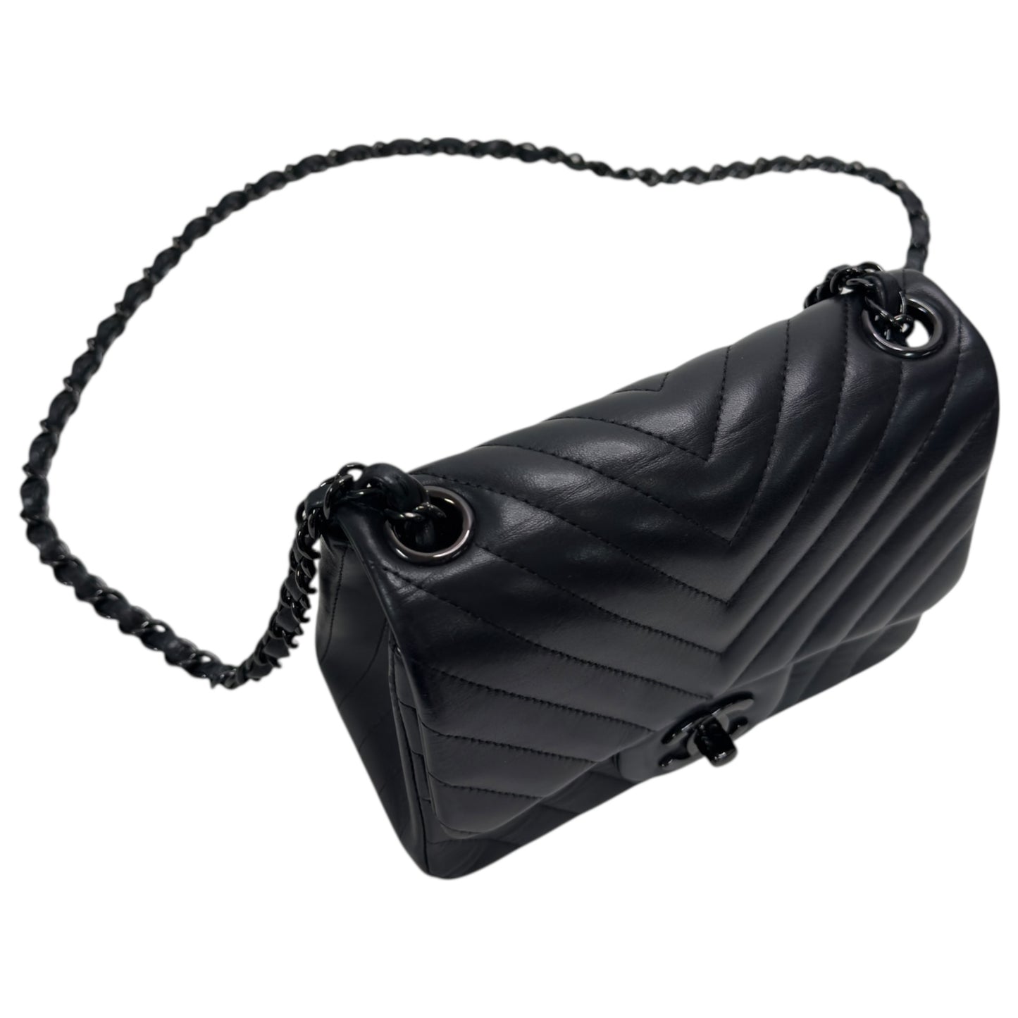 CHANEL CC *極罕全黑* So Black 方胖子