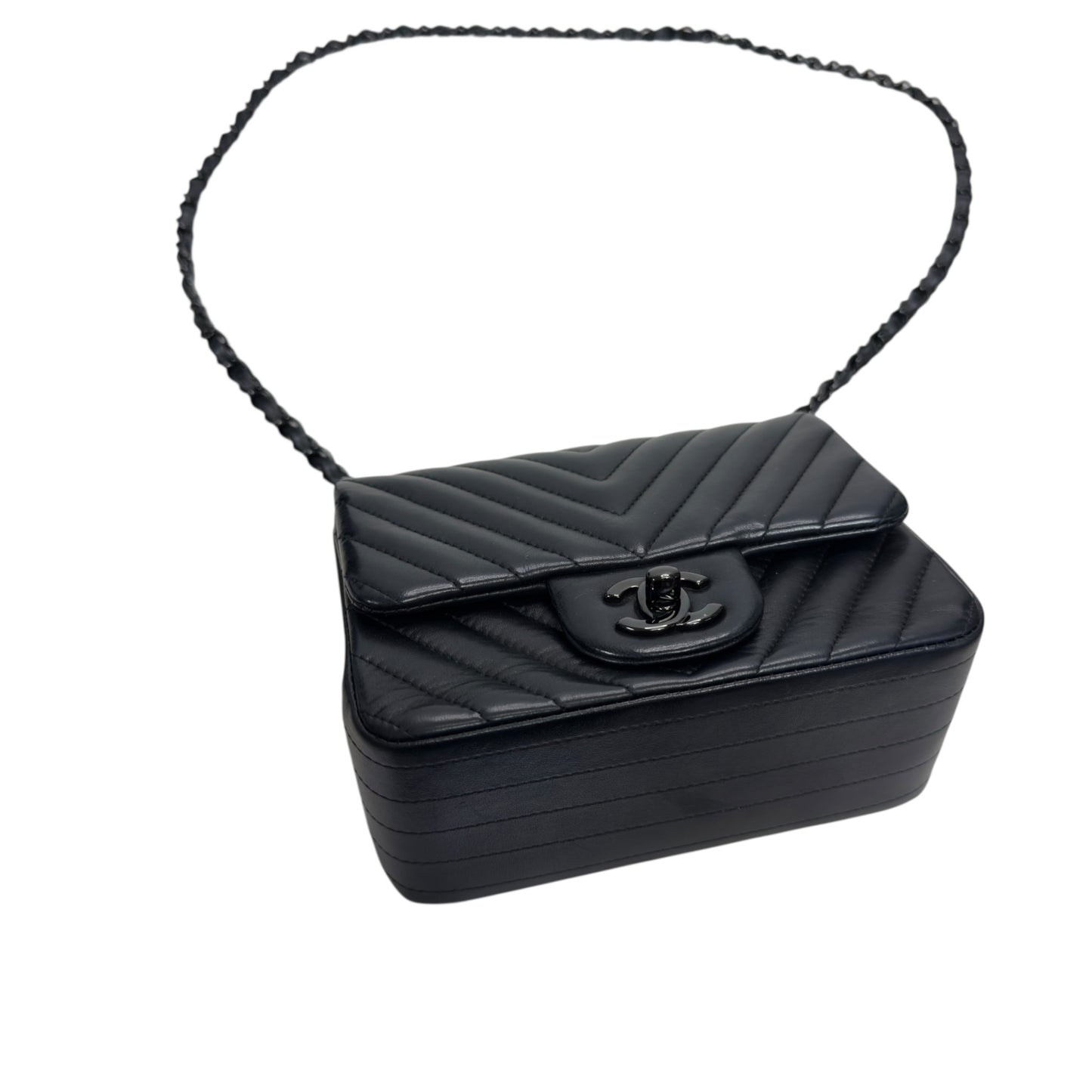 CHANEL CC *極罕全黑* So Black 方胖子