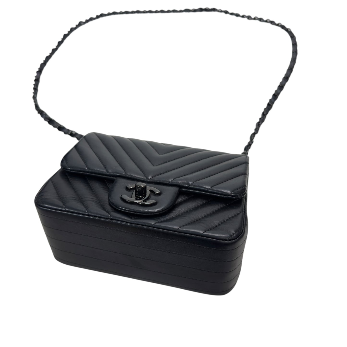 CHANEL CC *極罕全黑* So Black 方胖子