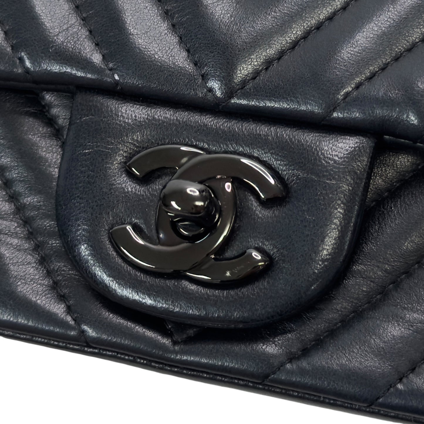 CHANEL CC *極罕全黑* So Black 方胖子