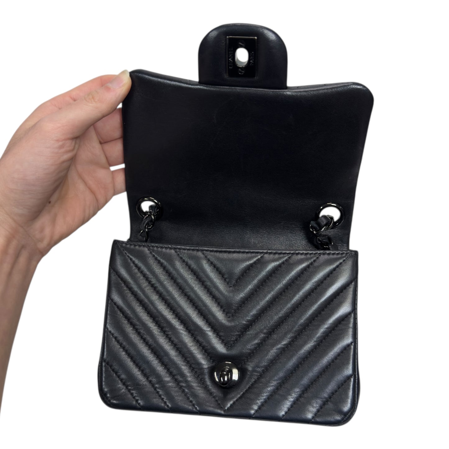 CHANEL CC *極罕全黑* So Black 方胖子