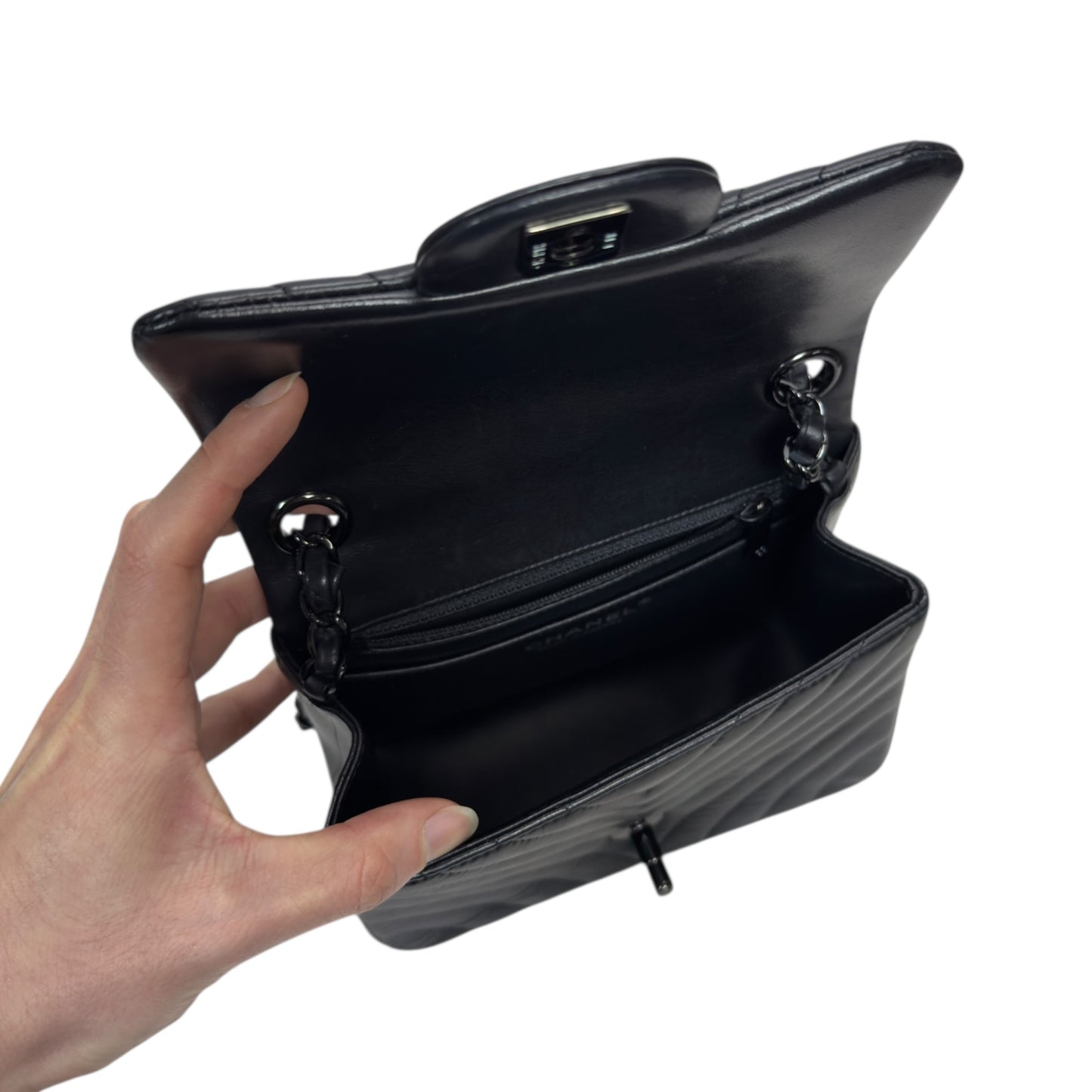 CHANEL CC *極罕全黑* So Black 方胖子