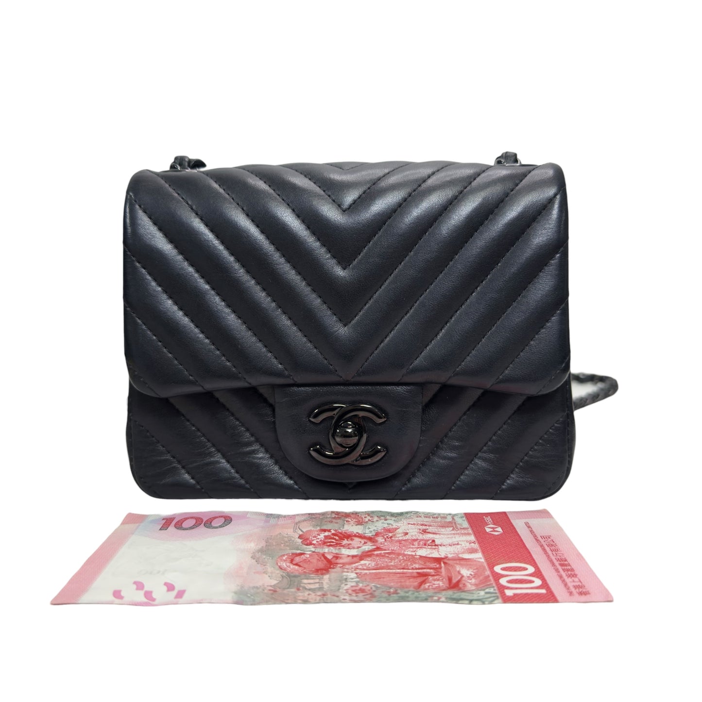 CHANEL CC *極罕全黑* So Black 方胖子