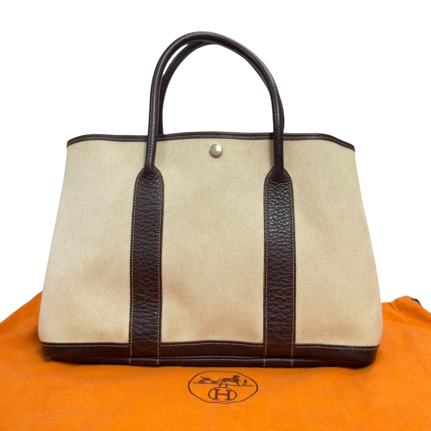 HERMES 中古 Garden Party 36 手袋 框H刻