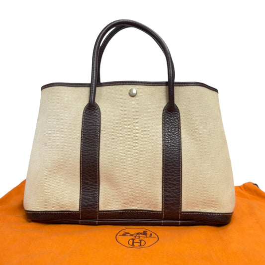 HERMES 中古 Garden Party 36 手袋 框H刻