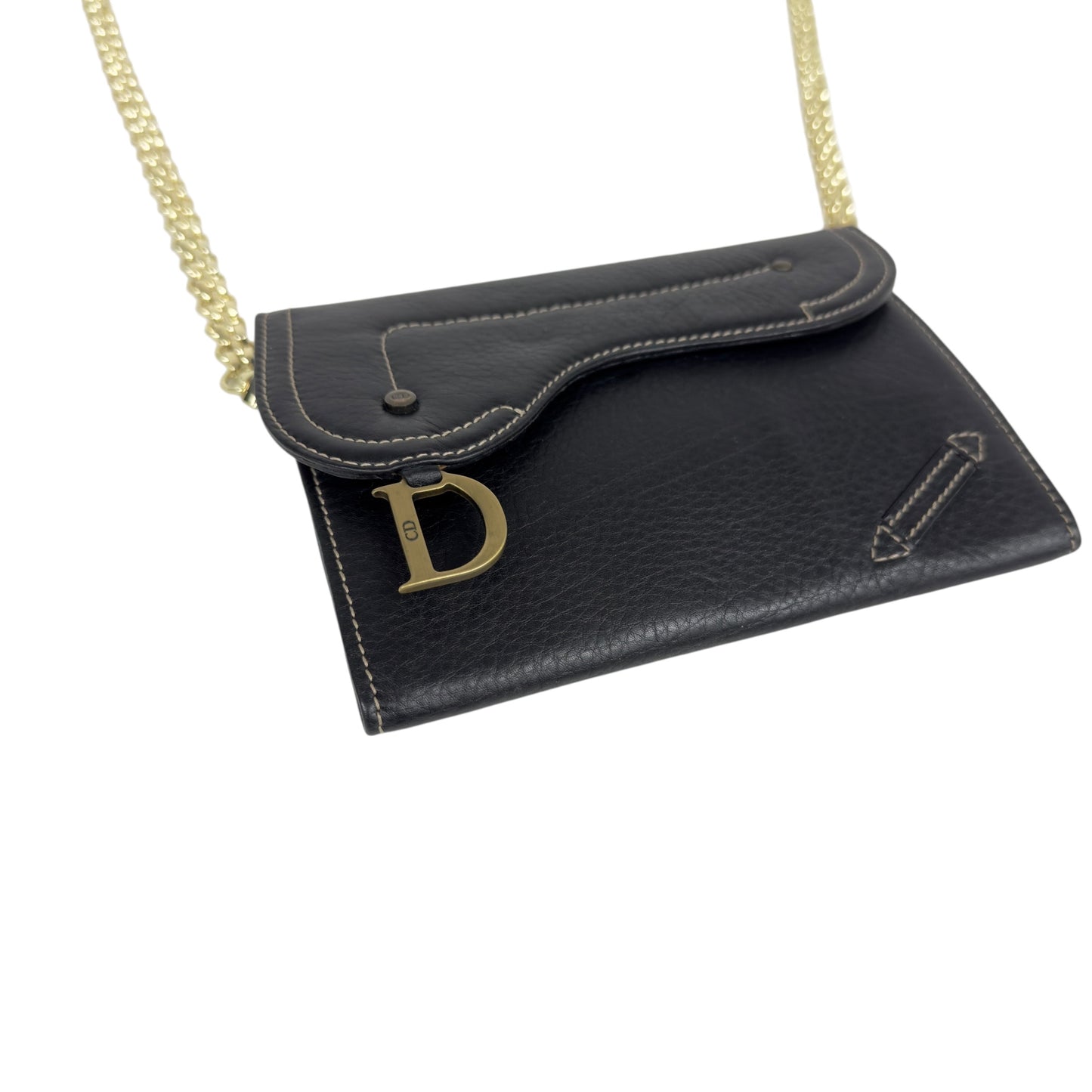 DIOR *自加鏈＞送無品牌扣＋無品牌鏈帶* 中古 Saddle 馬鞍 斜揹袋