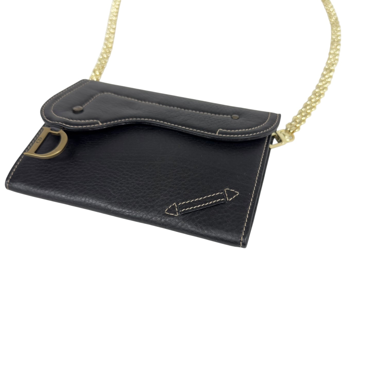 DIOR *自加鏈＞送無品牌扣＋無品牌鏈帶* 中古 Saddle 馬鞍 斜揹袋