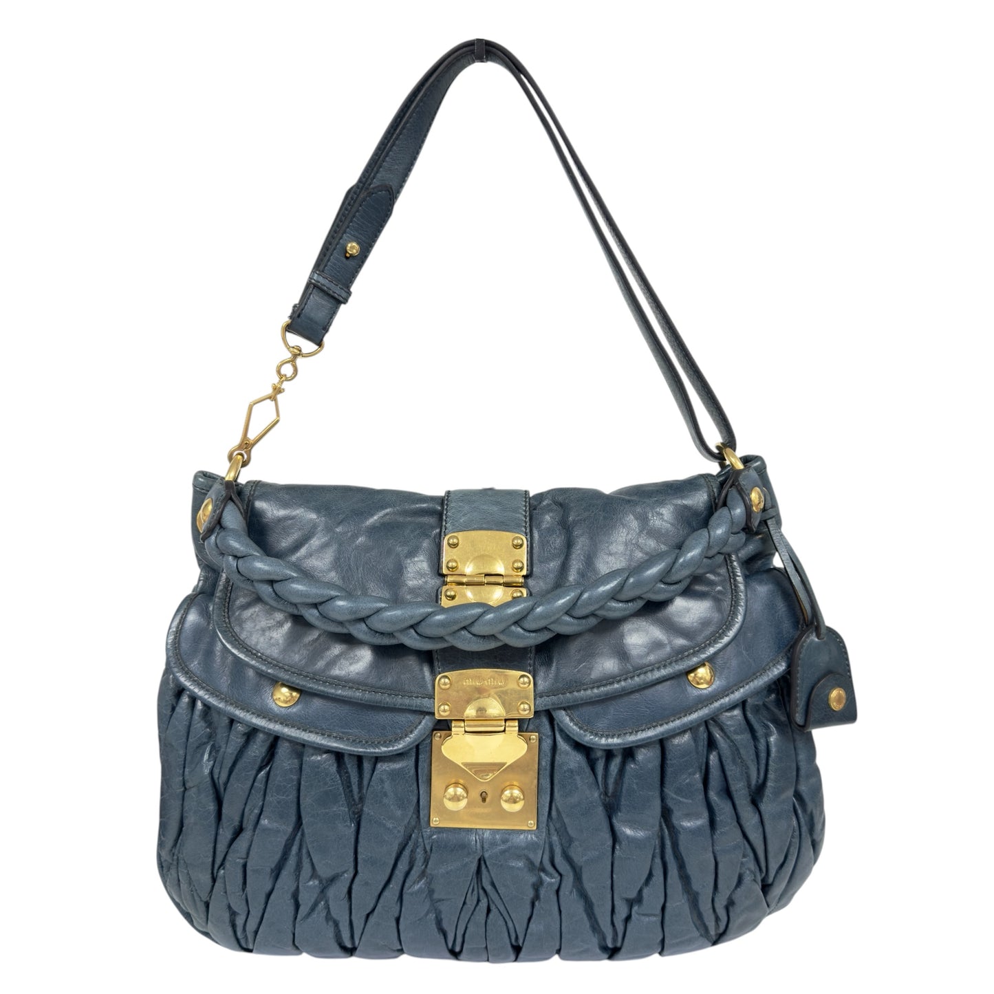 MIU MIU Coffer 皺摺 2用袋