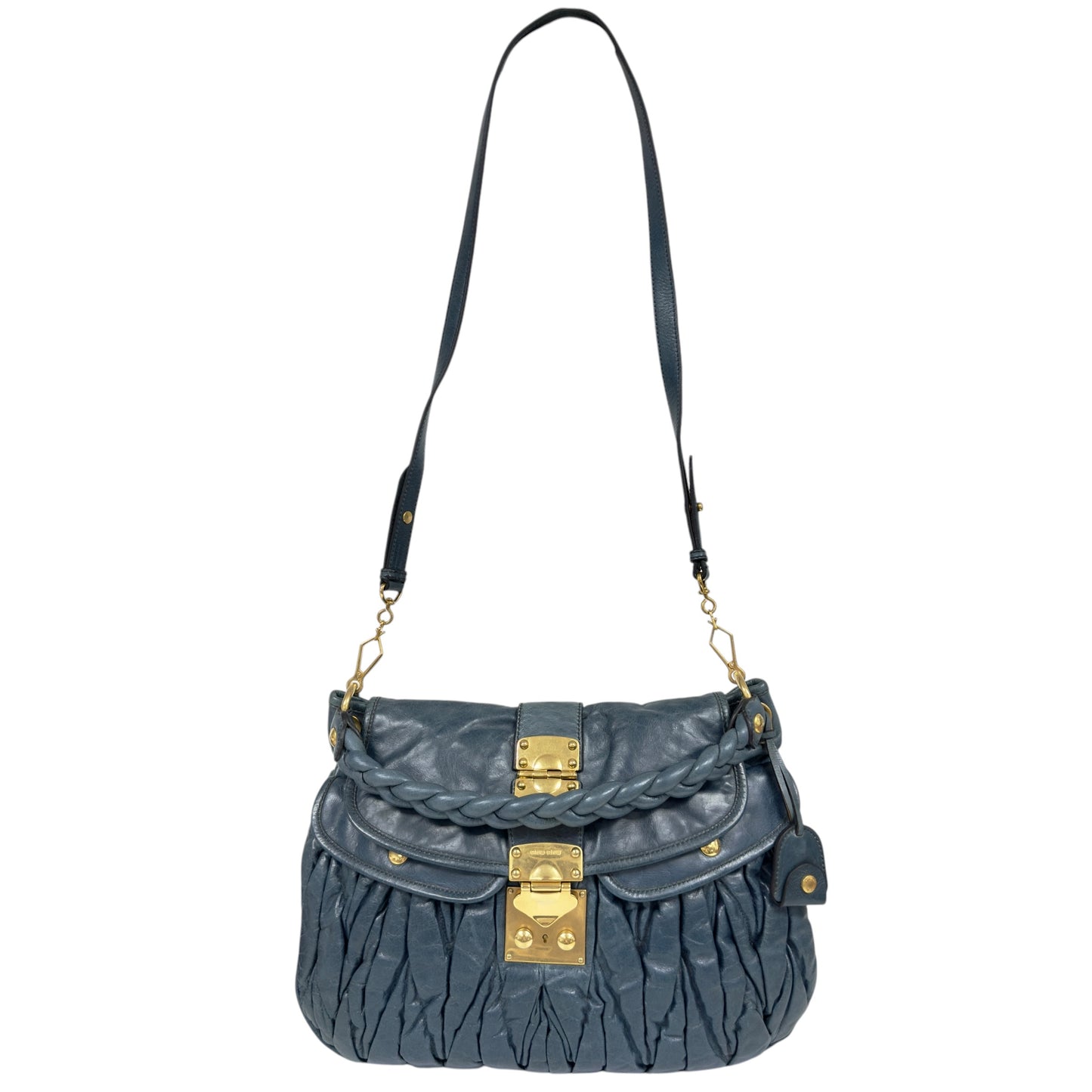 MIU MIU Coffer 皺摺 2用袋