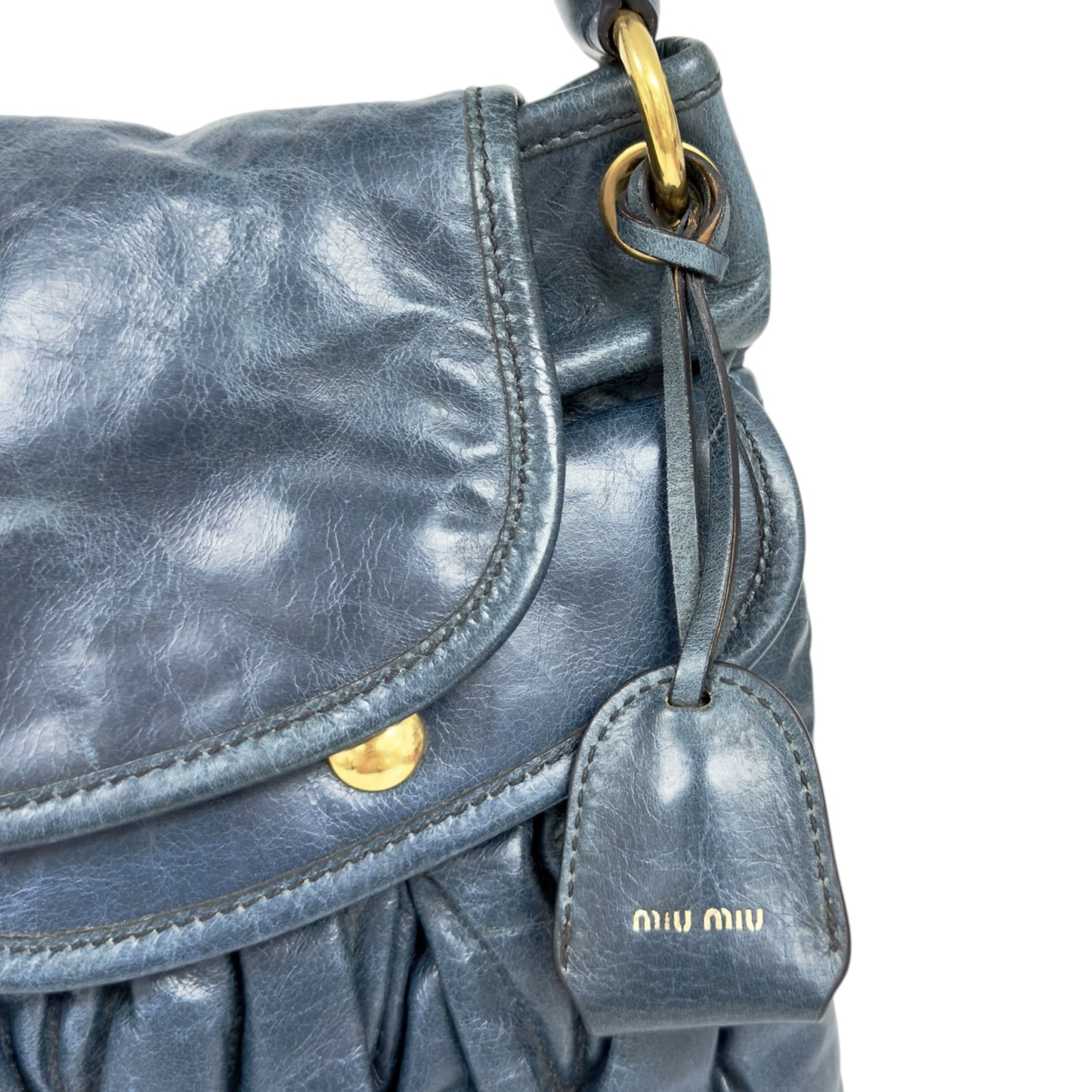 MIU MIU Coffer 皺摺 2用袋