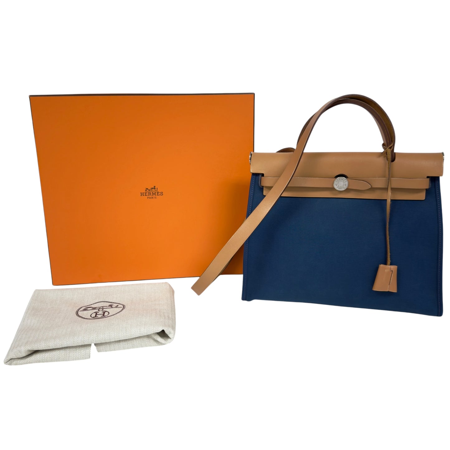 HERMES Herbag Zip 31 2用袋 框R刻