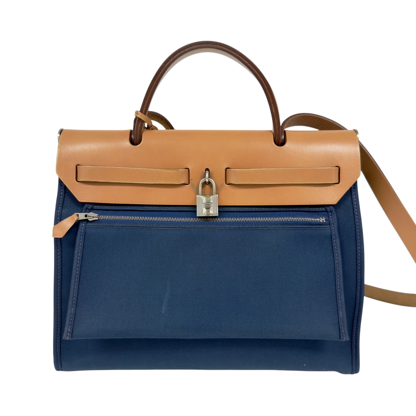 HERMES Herbag Zip 31 2用袋 框R刻