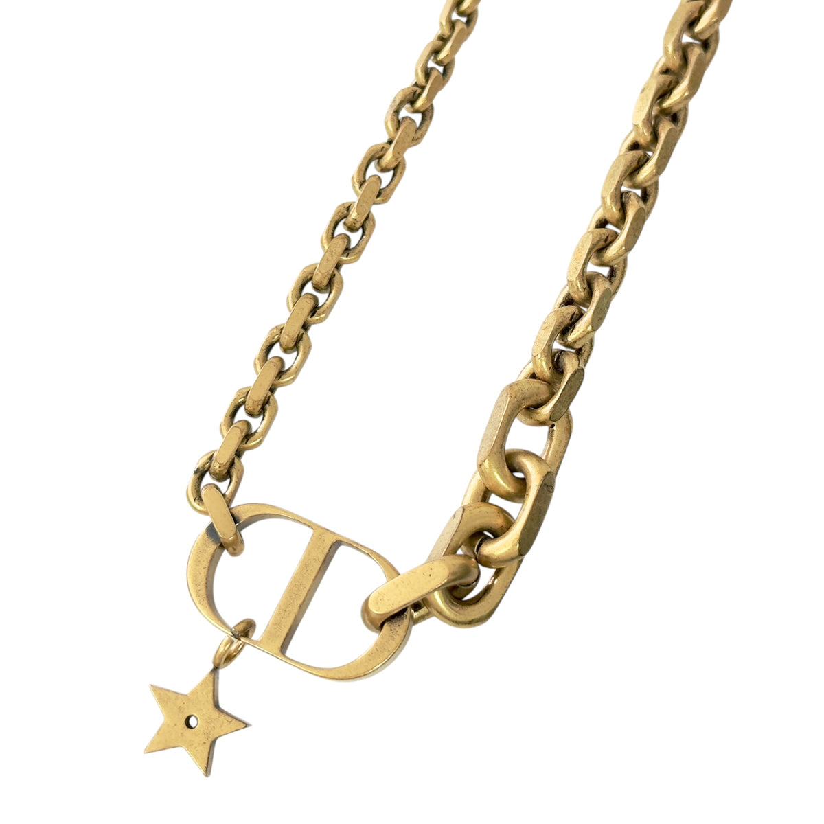 DIOR CD Navy 星星💫 頸鏈