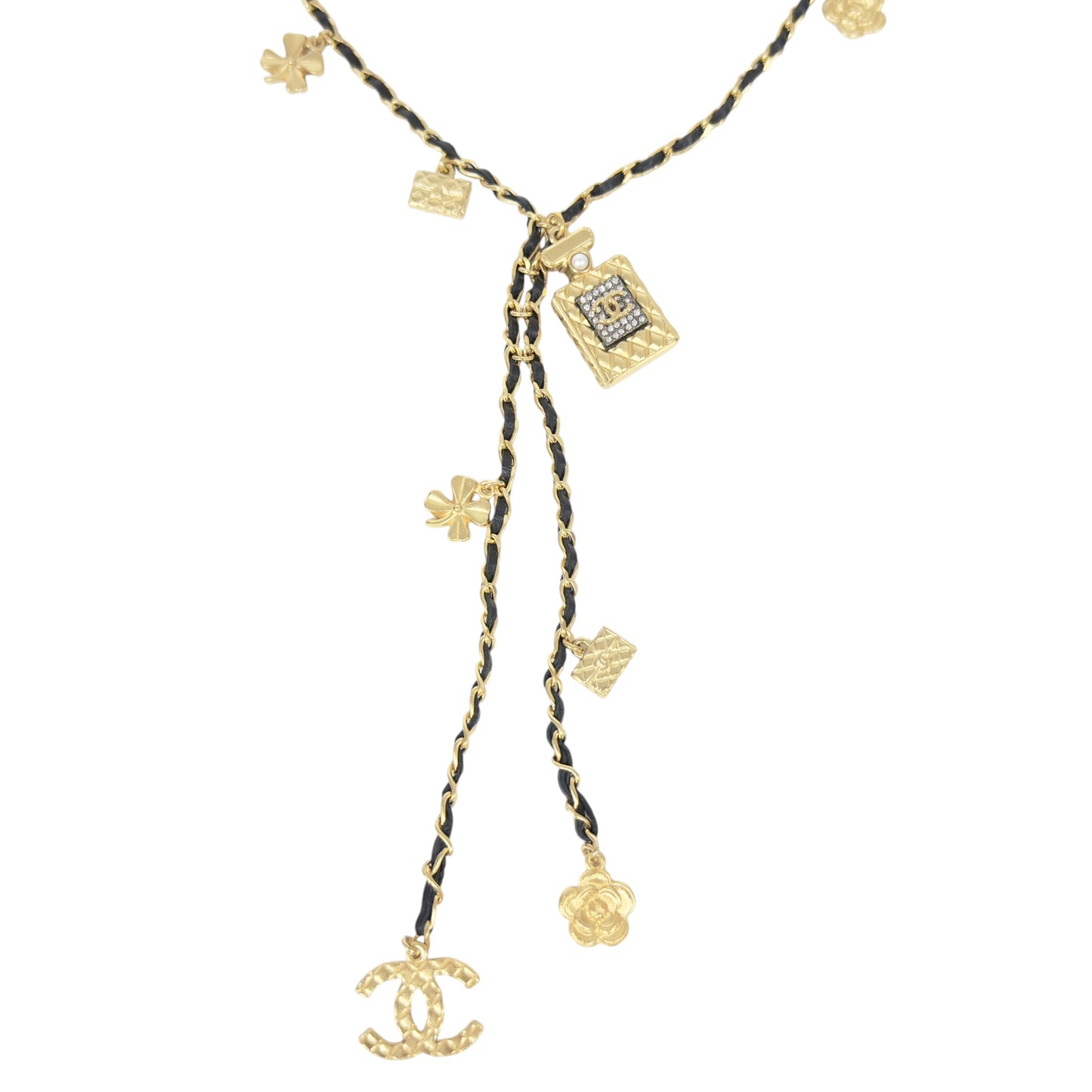 CHANEL CC 皮穿鏈 經典元素 頸鏈