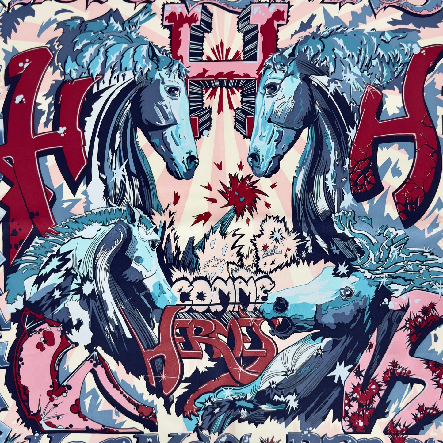 HERMES H Comme 絲巾
