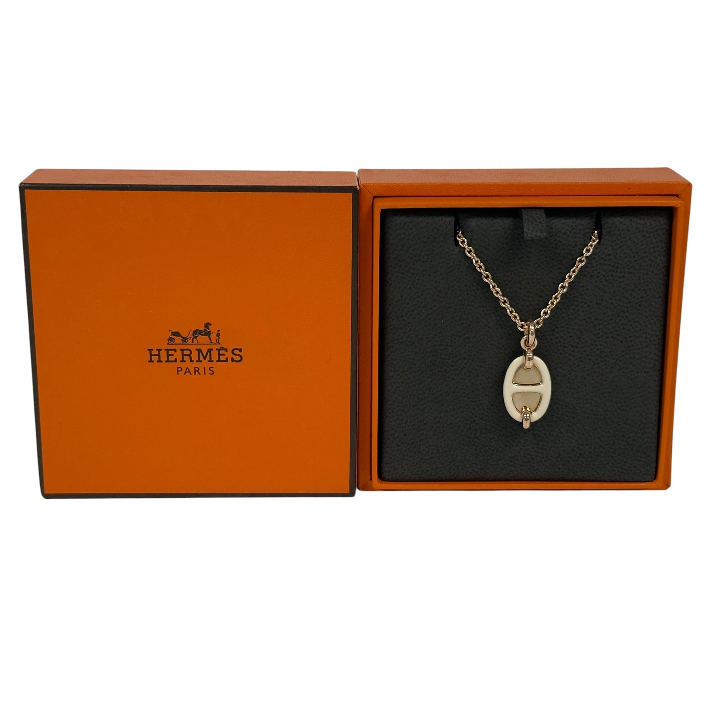HERMES Mini Maillon 豬鼻子🐽 頸鏈