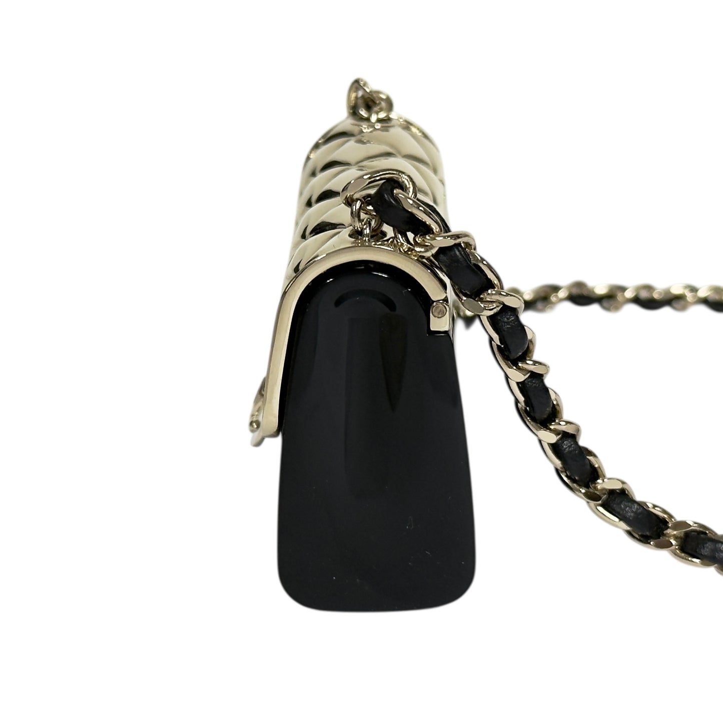 CHANEL 迷你翻蓋包 皮穿鏈 斜揹飾品