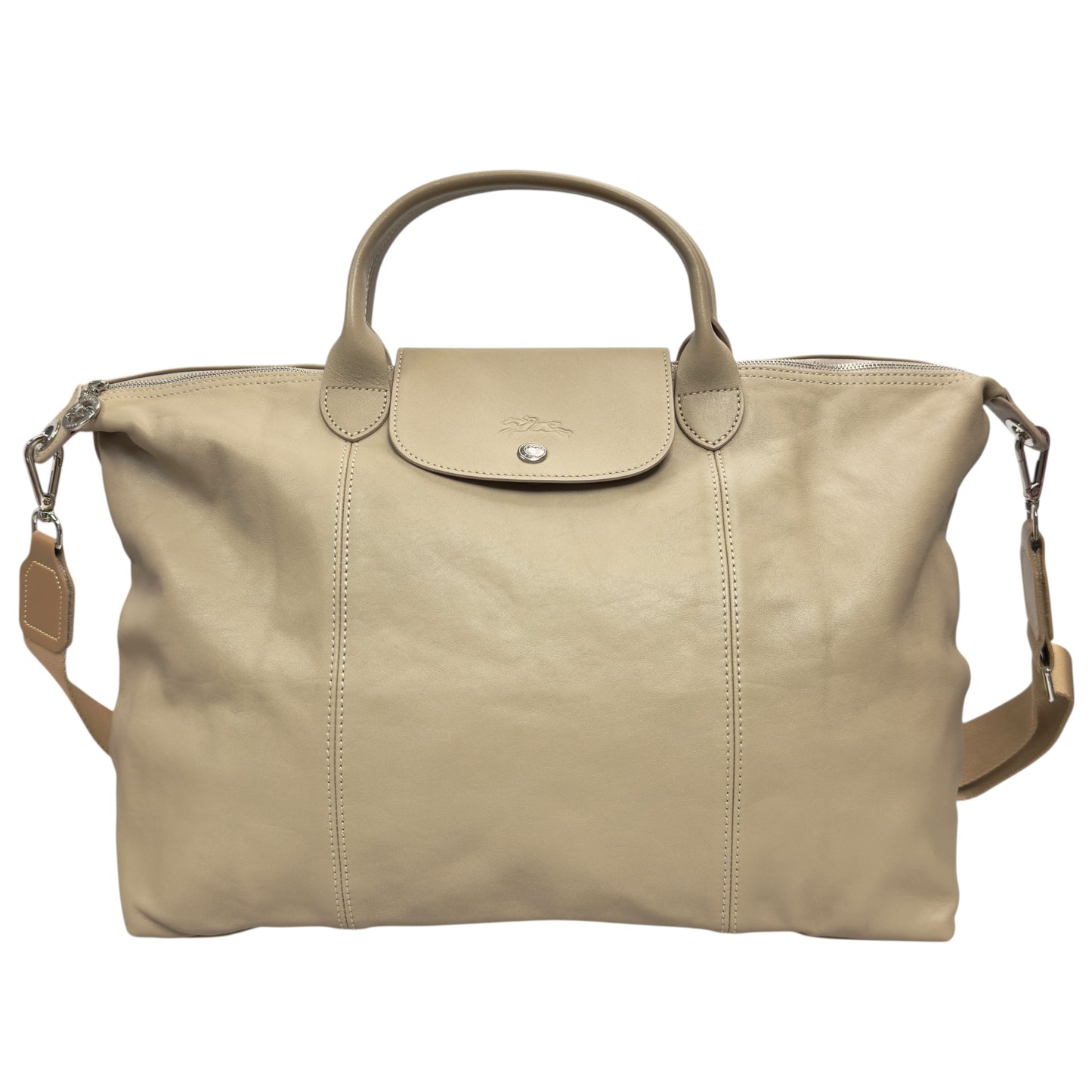 LONGCHAMP *自加帶＞送無品牌長帶* 全皮 旅行袋