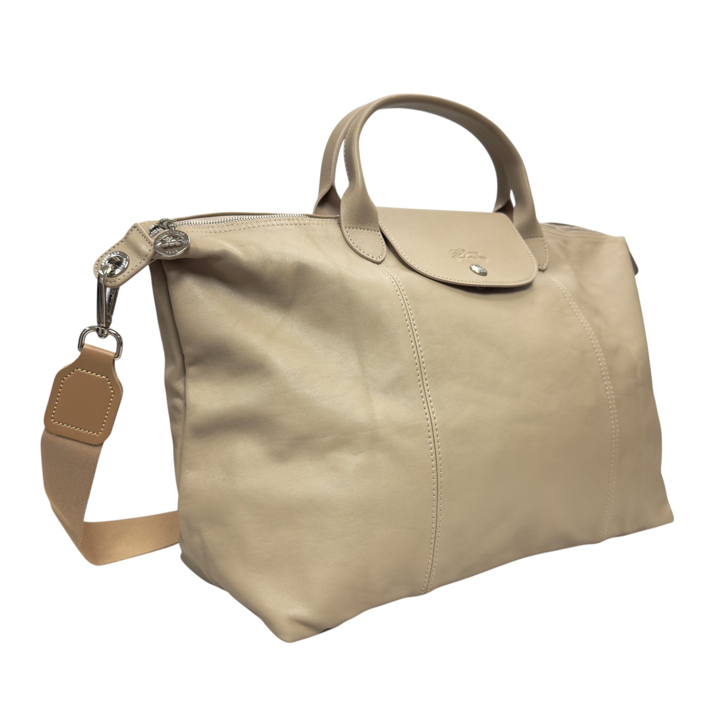 LONGCHAMP *自加帶＞送無品牌長帶* 全皮 旅行袋