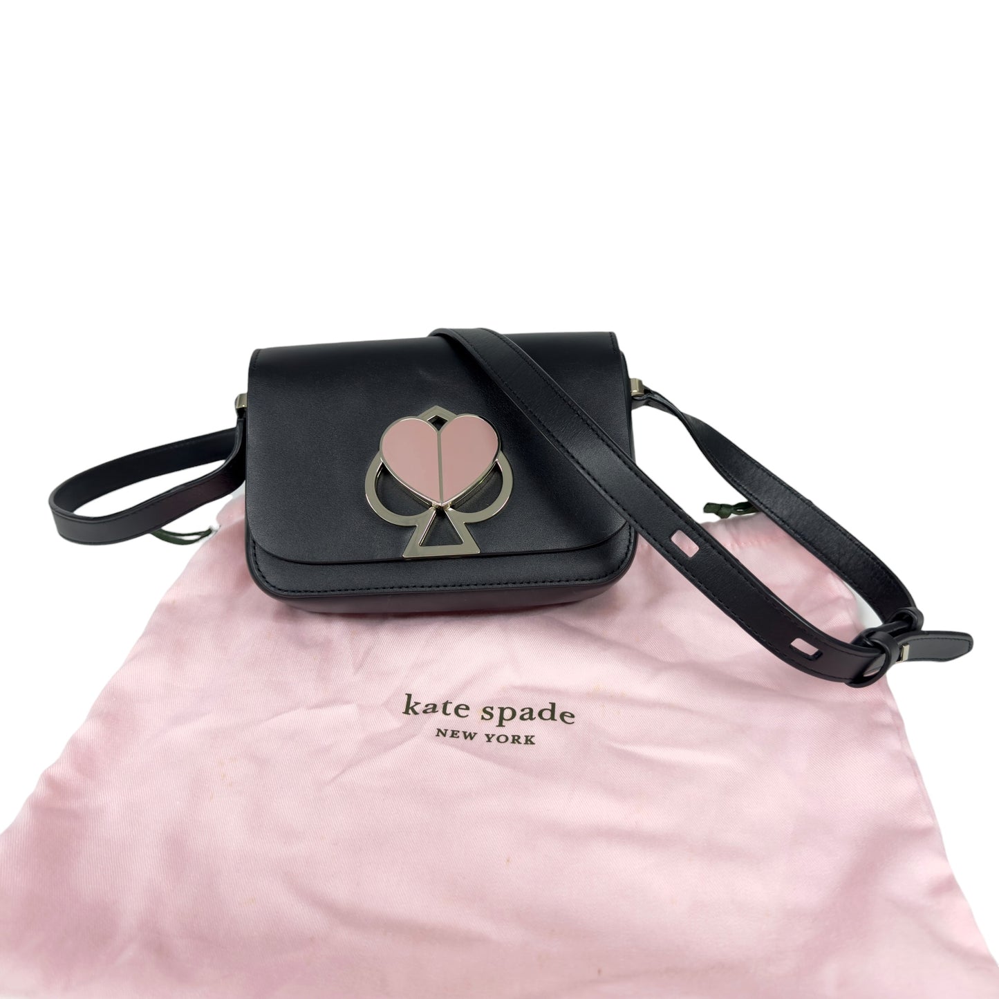 KATE SPADE Nicola Twistlock 愛心💗 斜揹袋