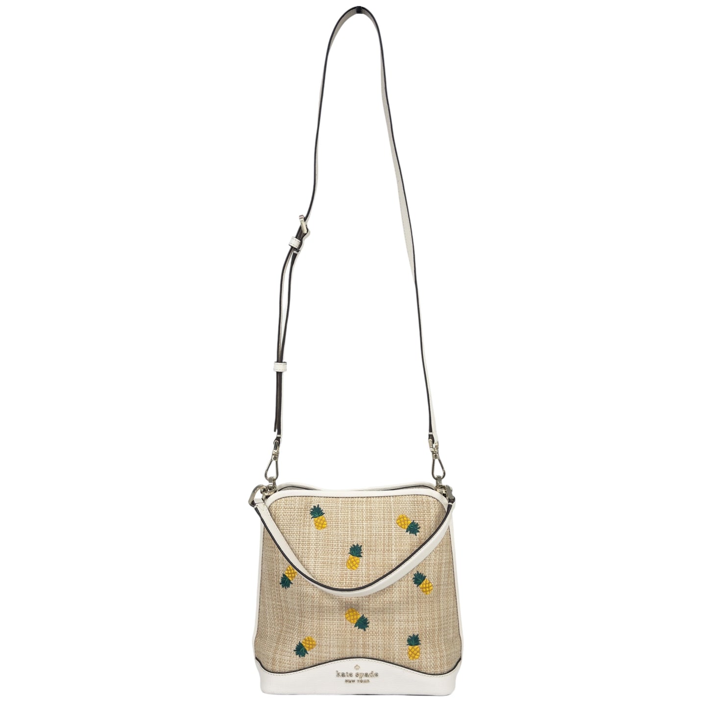 KATE SPADE 草編 2用袋
