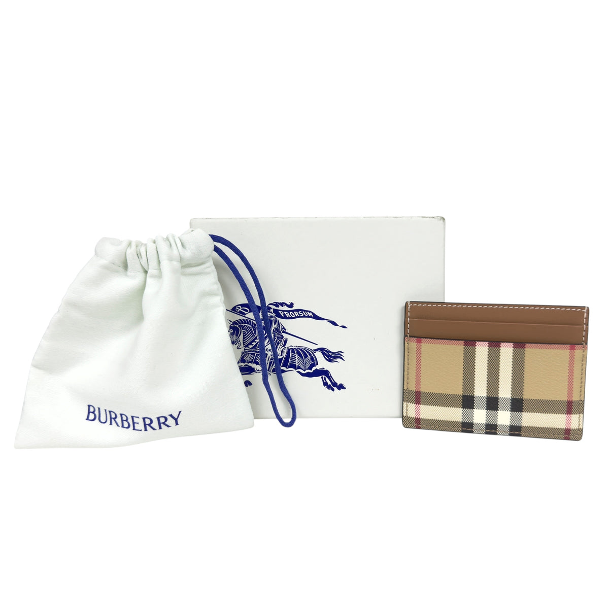 BURBERRY 經典格紋 卡包