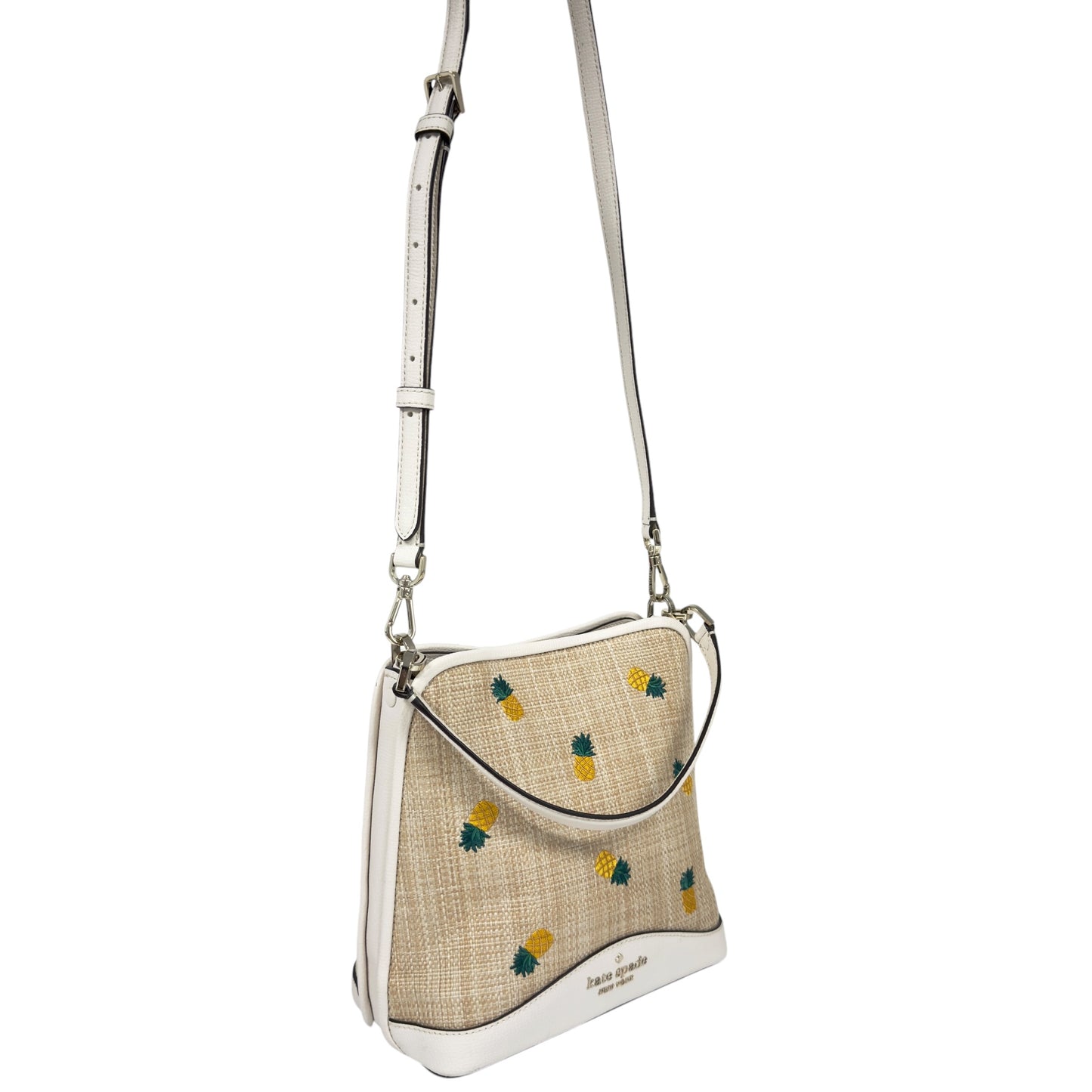 KATE SPADE 草編 2用袋