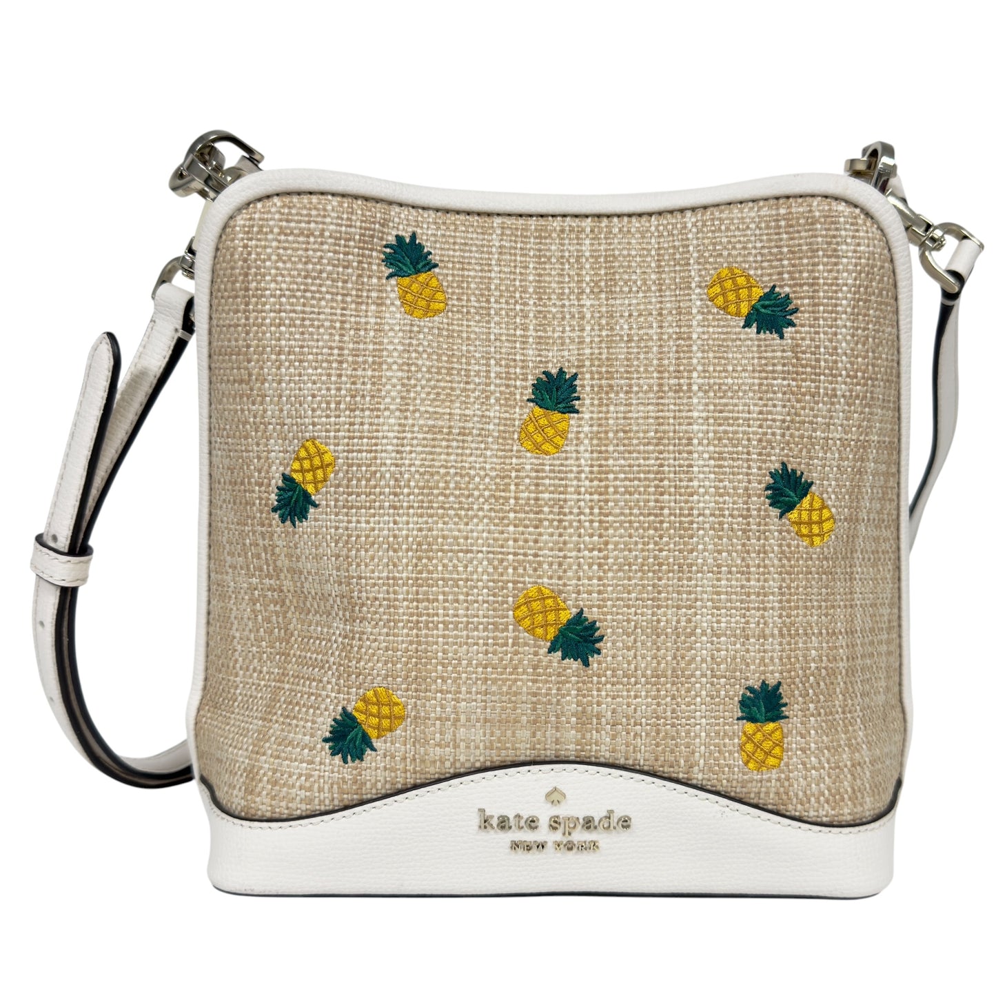 KATE SPADE 草編 2用袋