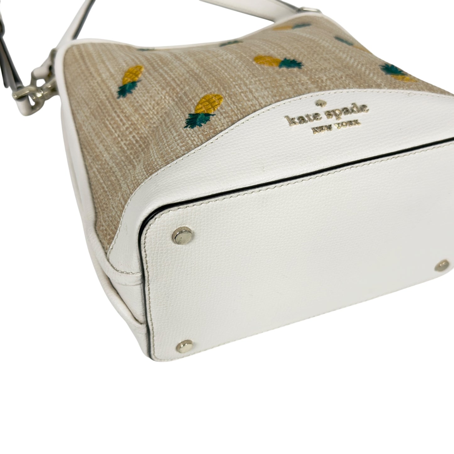 KATE SPADE 草編 2用袋