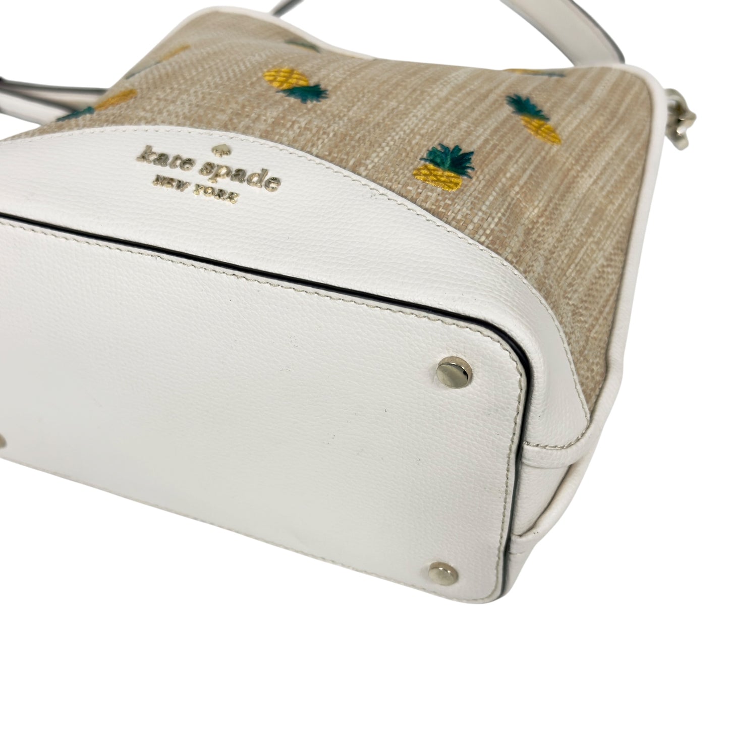 KATE SPADE 草編 2用袋